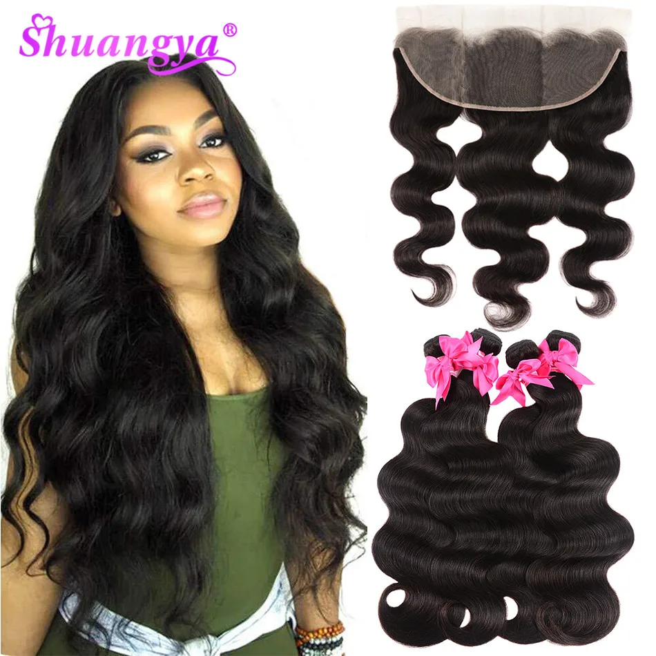 Малазийские волнистые пучки с фронтальной шнуровкой от уха до фронтальные