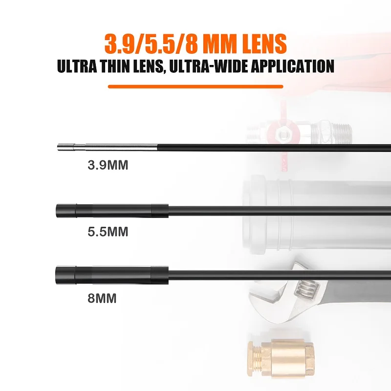 Бороскоп промышленный P40 с одним и двойным объективом бороскоп экраном 1080P HD IPS 4 3