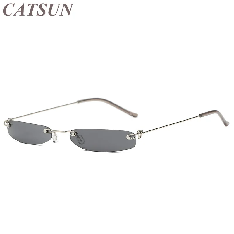 

New Fashion Sunglasses Women's Small Frame Square Personality Versatile Street Photo Ocean Film Small Sexy Art Glasses