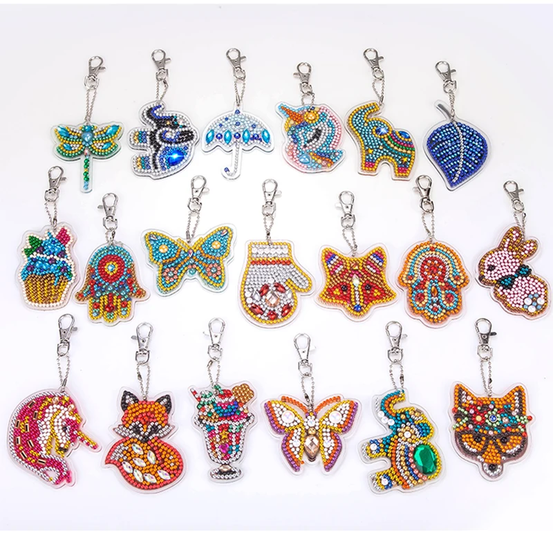 5D алмазная живопись брелок стразы вышивка подвеска сделай сам наборы для