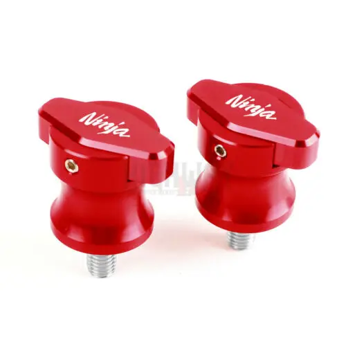

M10 Motorcycle Accessories Aluminum CNC Swingarm Spools Stand Bobbins Arms Sliders For KAWASAKI Z250 NINJA 250 EX-250
