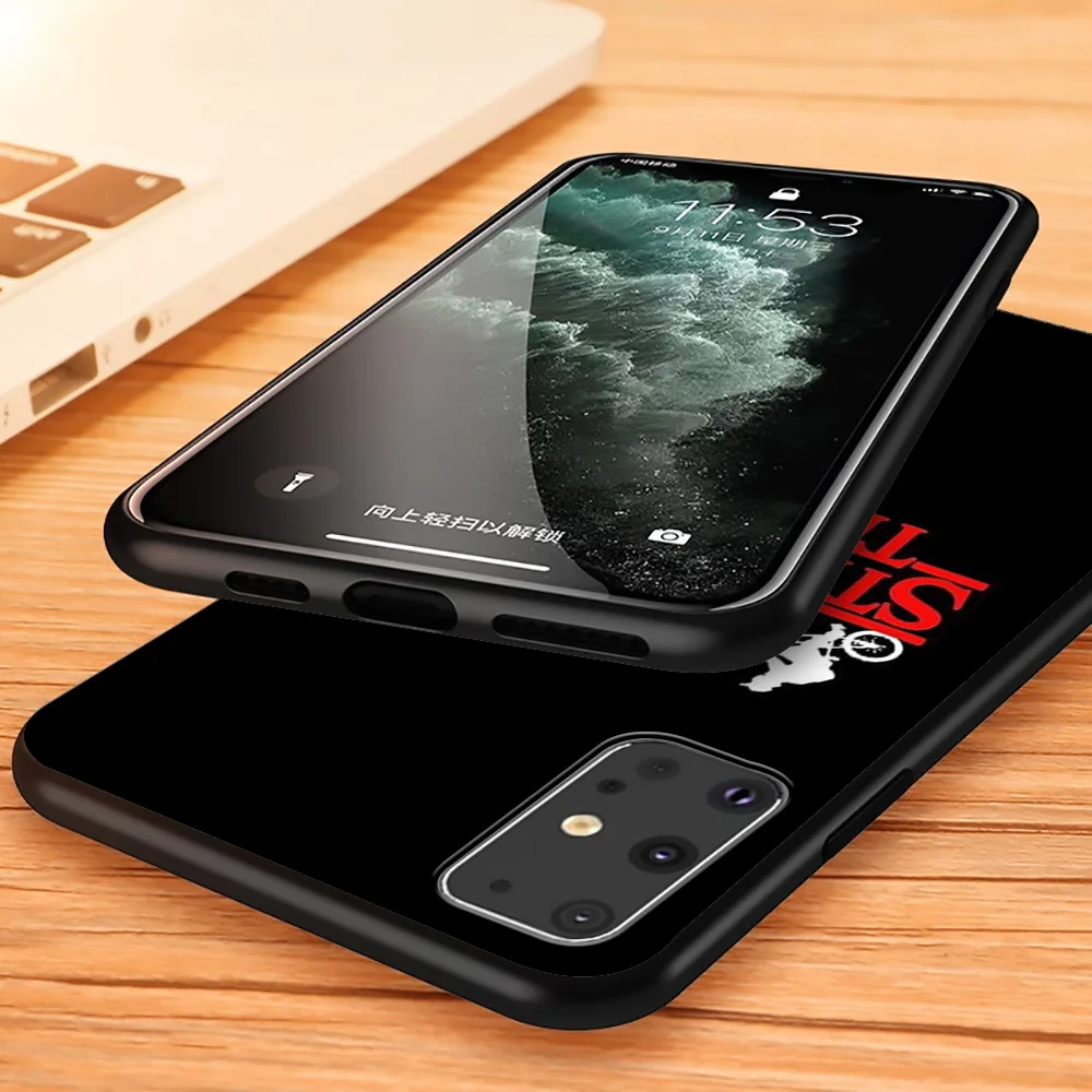 Мягкий чехол Lavaza с надписью очень странные дела 11 для Samsung Note A3 A5 A6 A7 A8 A9 A10s A20s A30s A40s