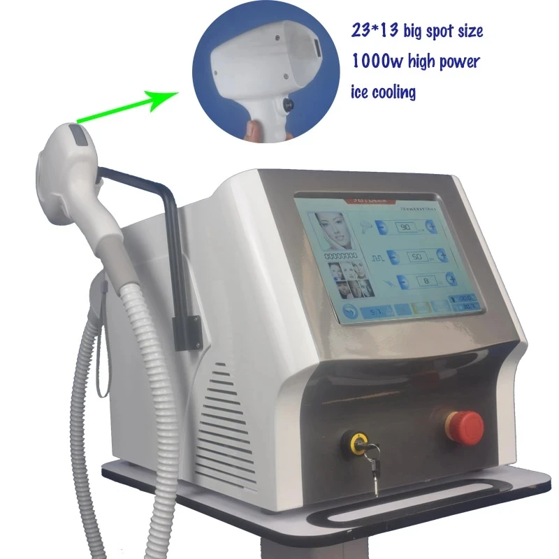 

Máquina de depilación láser de diodo, 3 longitudes de onda, 800w, 755, 808, 1064