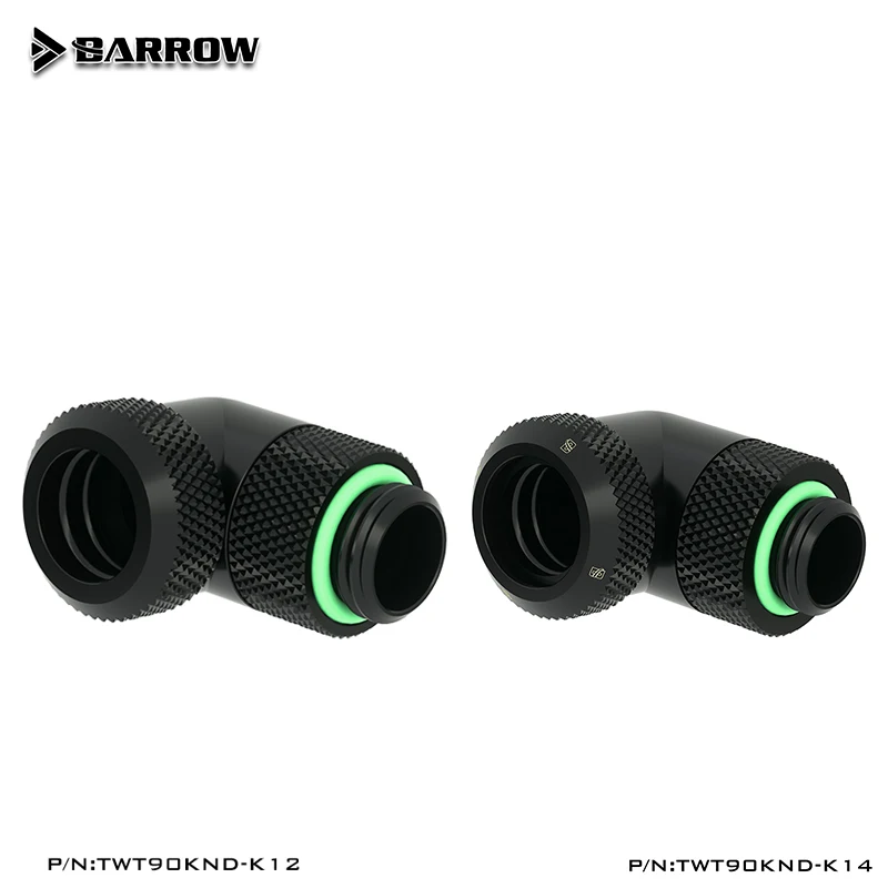 Barrow вращающийся фитинг 90 градусов для жесткой трубы 12 мм 14 G1/4 ''адаптер