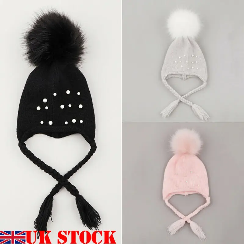 Вязаная крючком шапочка для новорожденных мальчиков и девочек зимняя теплая |