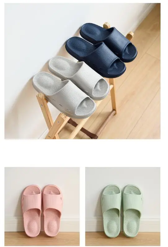 

2021 Slippers female summer home indoor soft bottom antiskid cartoon lovely bathroom bath home summer lovers male sandals