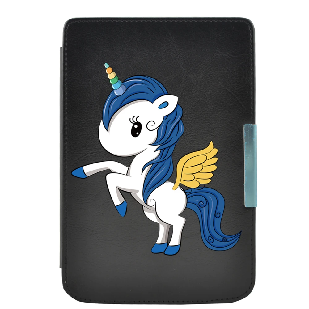 Супер тонкий pu кожаный чехол-накладка с принтом для pocketbook basic 3 614 615 plus чехол 6 ''читалка+ Защитная пленка для экрана