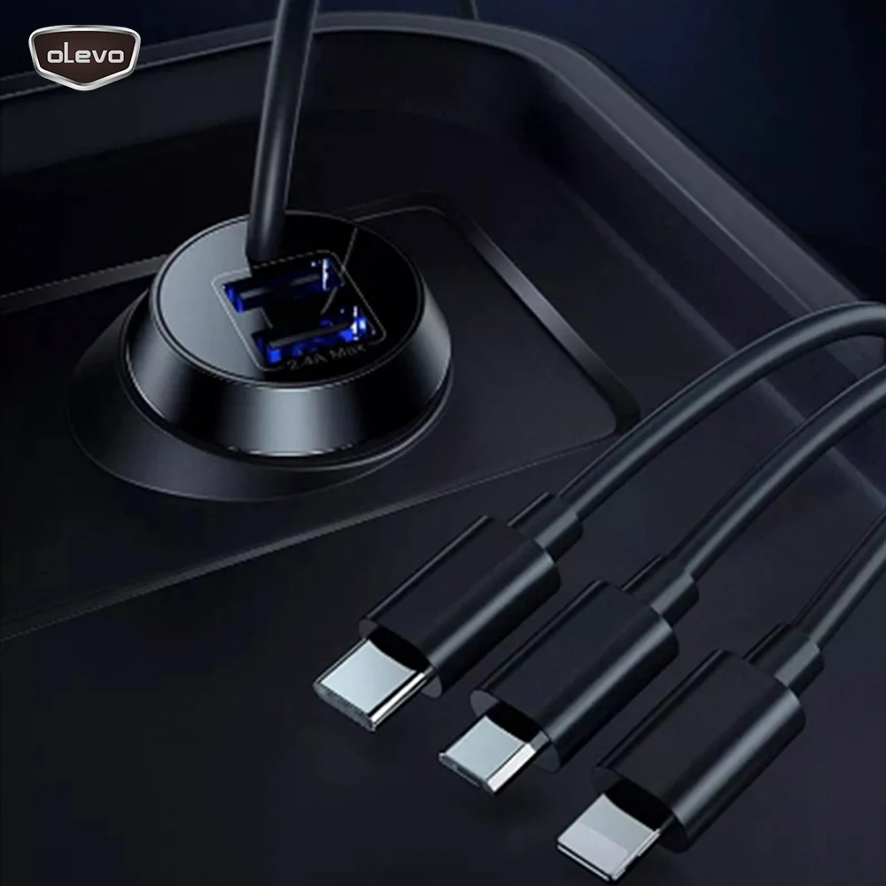 Быстрое Автомобильное зарядное устройство с двумя USB портами 3 4 А 5 В|Адаптер