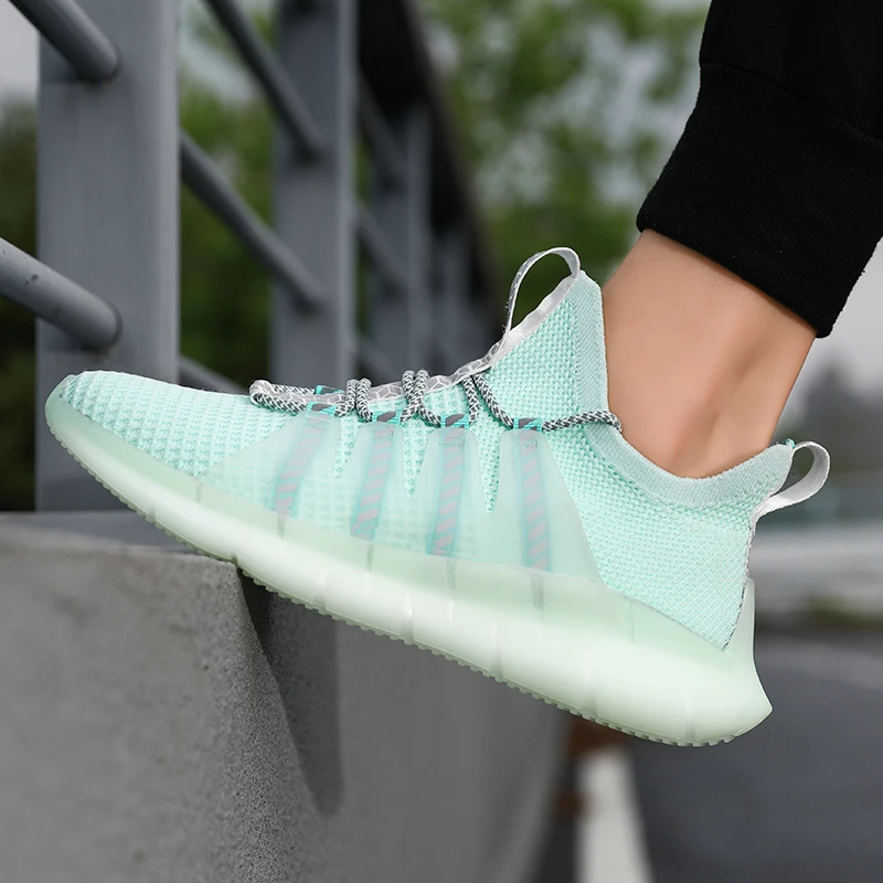 

Мужские летние туфли Zapatillas, удобные дышащие безопасные сетчатые кроссовки, модные слиперы 2020