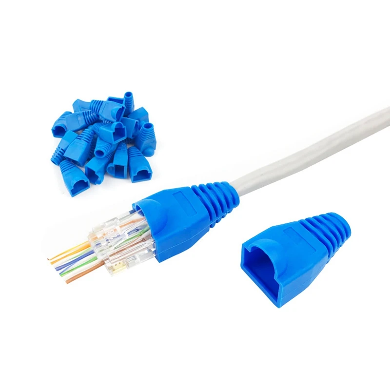 RJ45 обжимной инструмент проходит через Cat5 Cat5E Cat6 для RJ45/RJ12 регулярные и сквозные