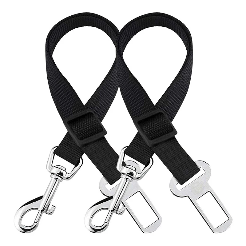 

3pc Large Dog Car Seat Adjustable Harness Pet Puppy Lead Vehicle Supplies Small Dogs Leash Accessories Travel Clip For Cat Chain