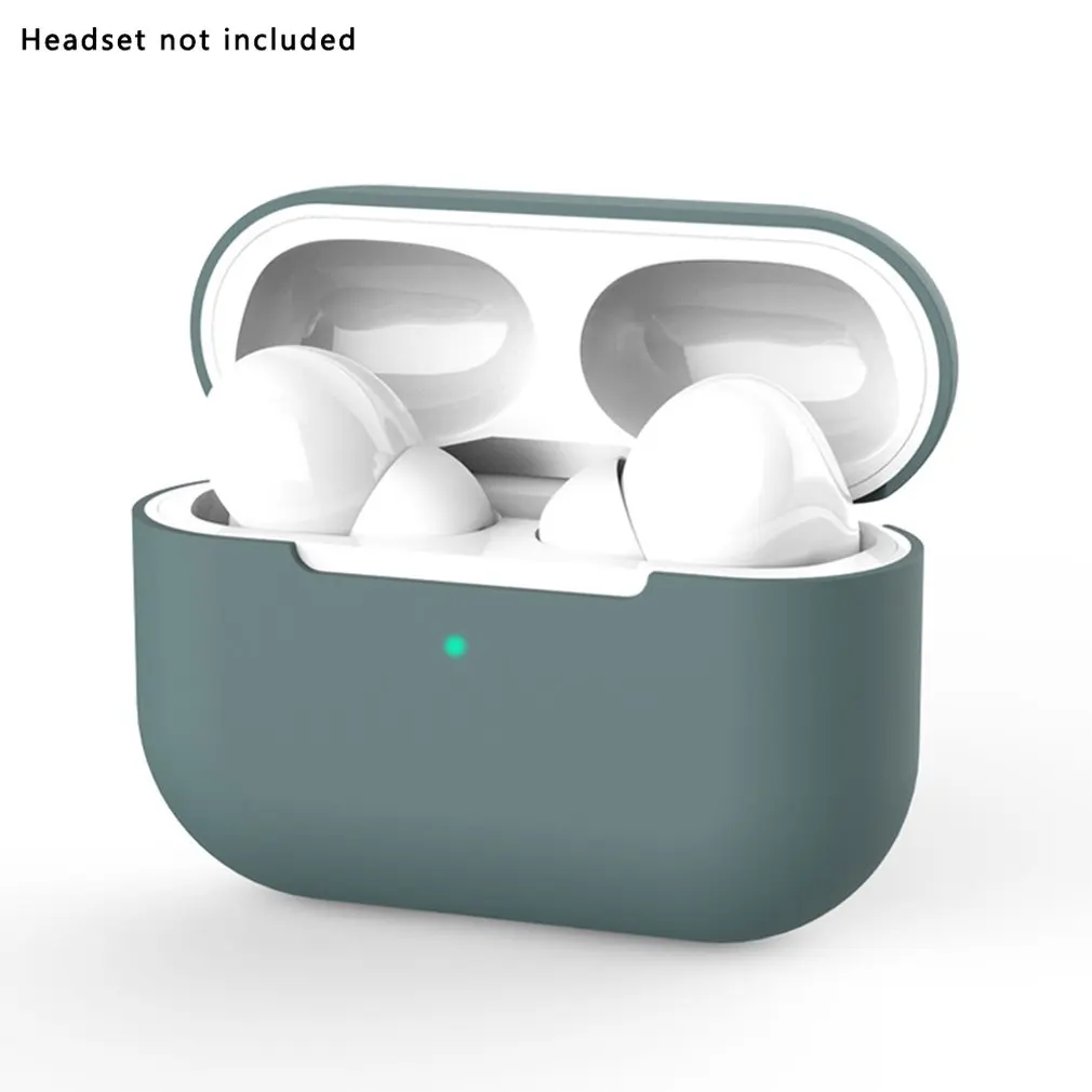 

Cute Cartoon Design silicone case Earphone Cover For Airpods pro Cover Solid Color Anti-Fall Silicone Protection