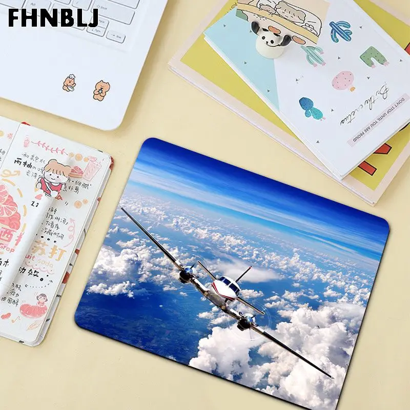 

Plane Flight Clouds Customized MousePads Computer Laptop Anime Mouse Mat Smooth Writing Pad Desktops Mate gaming mouse pad