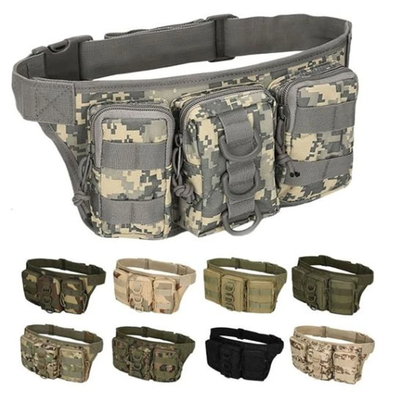 Тактическая поясная сумка для мужчин и женщин армейский походный поясной мешок