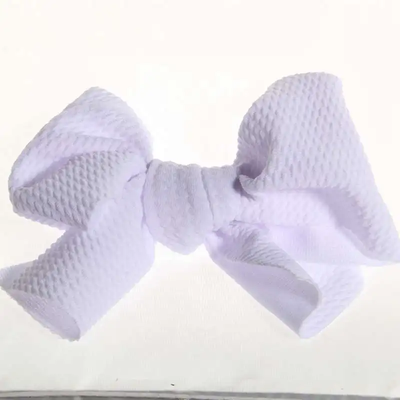 White 50 шт., 13 см, 5,1 дюйма, большие, для новорожденных, Seersucker, вафельные банты для волос, для повязки на голову, для волос, бутик, заколки для волос, заколки для волос, аксессуары для головных уборов - Цвет: White