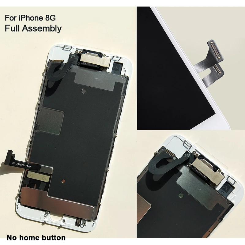 Завершенный ЖК-дисплей для iPhone 7 7 Plus 8 8 Plus Превосходное качество ЖК-экран сборка Замена с фронтальной камерой+ динамик+ подарок