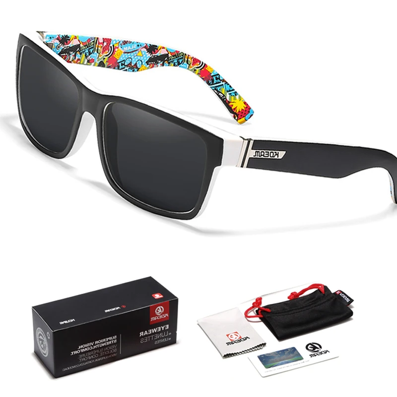 Мужские поляризованные солнцезащитные очки KDEAM спортивные для езды на