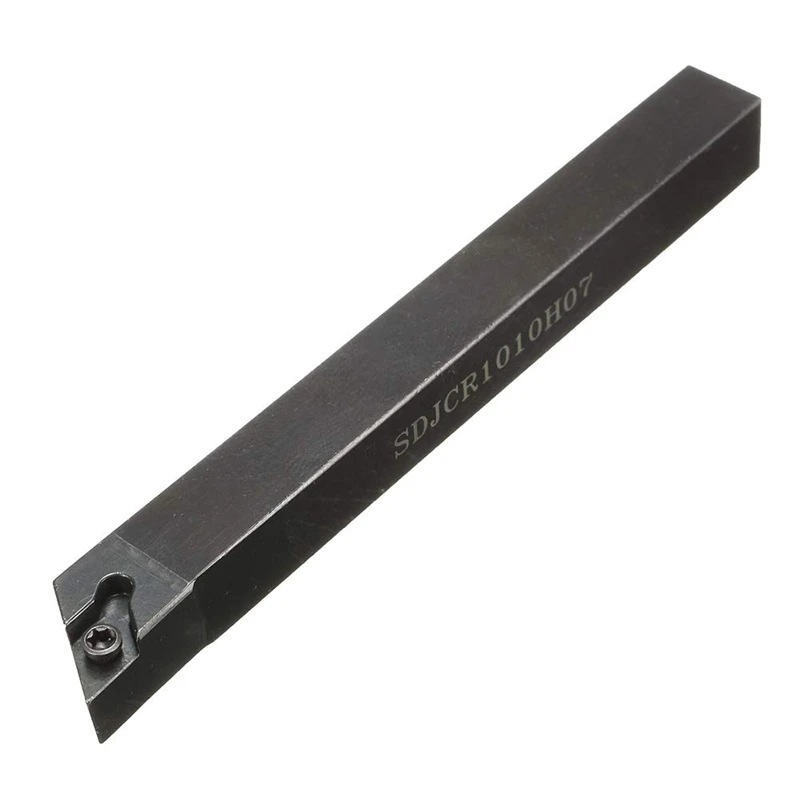 

4Pcs 10mm Lathe Turning Tool Holder Boring Bar with 4Pcs DCMT0702 Insert 100/125mm 4 Degree Turning Tool Holder Set