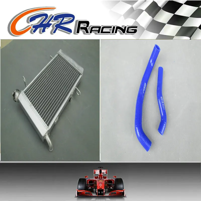 

Aluminum Radiator & Silicone Hose BLUE Fits For suzuki LTZ400 KFX400 DVX4 2003-2008 2004 2005 2006 2007 Coolant System