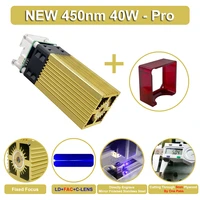 laser tree new 40w laser module 450nm ttl blue light with interface adapter board for laser engraving machine