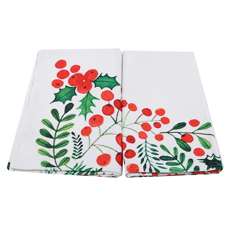 Горячая Рождественская елка с принтом балдахин тропические растения половина