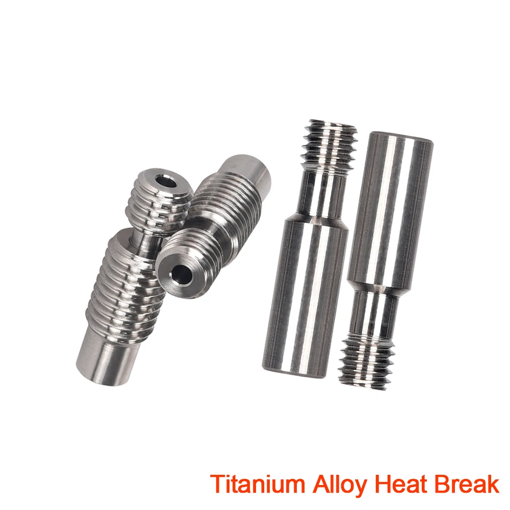 

BIQU V6 Heat Break GRADE5 Titanium Alloy Ender3 CR10 Heatbreak All Metal Throat 3D Printer Parts For V6 Remote Hotend Extruder