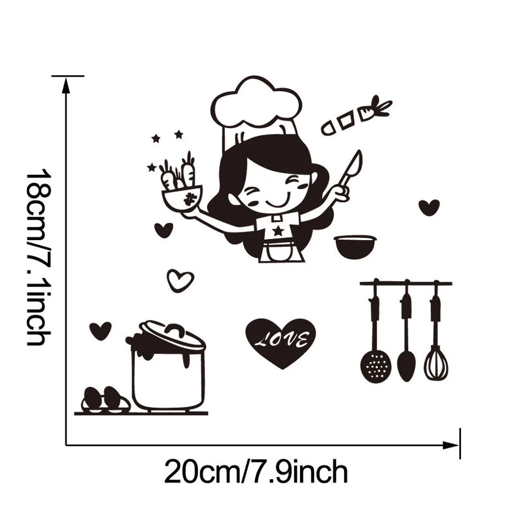 

novelty fashion light switch kitchen sticker Cute kitchen vinyl sticker home decoration for Kicthen decoration Hot Sale 2019