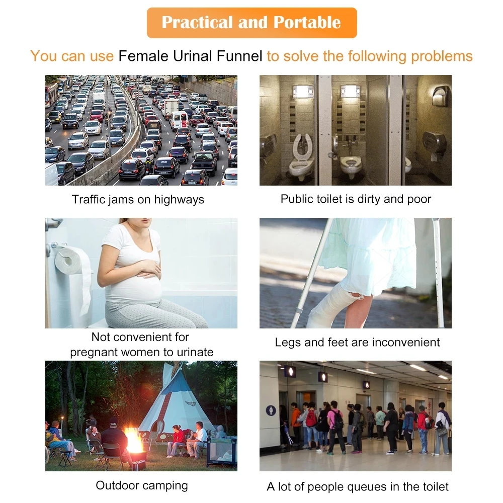 1 шт Высокое качество Портативный женские Кемпинг мочи устройства