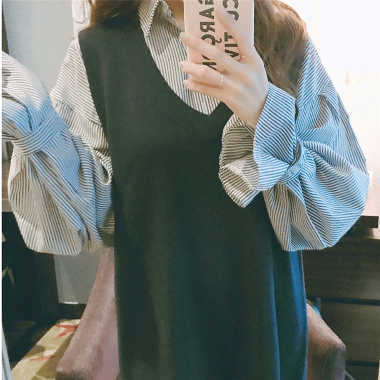 Новинка 2021 женская блузка на осень и весну Повседневная модная рубашка в