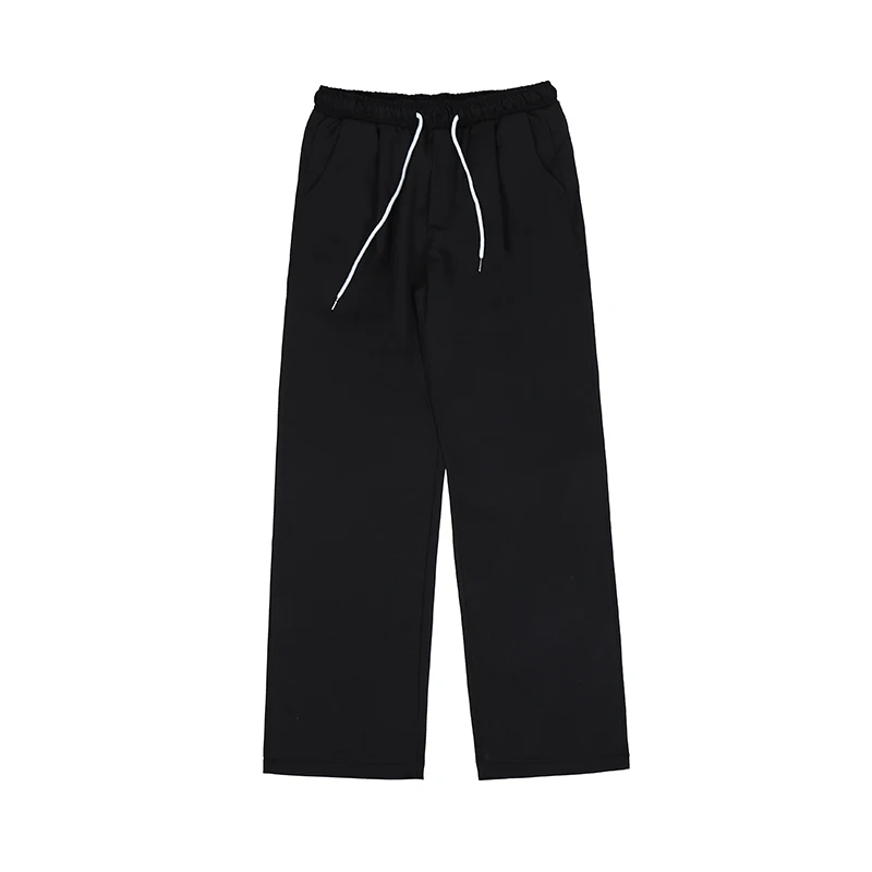 

Summer Ice Silk Floor Dragging Trousers Korean Loose Straight Tube Breathable Versatile Wide Leg Casual Pants Men office pants