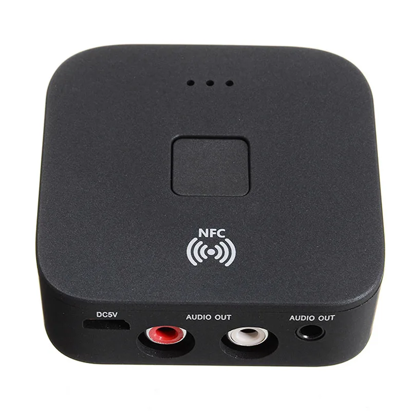 Pohiks bluetooth приемник аудио адаптер для колонок 10 m 5 0 aptX LL RCA NFC 3 мм разъем Aux