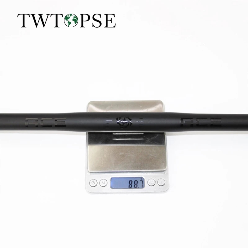 

TWTOPSE Carbon Bicycle Bike Handlebar For Brompton Folding Bike Cycling Handlebar For 88g Super Light T800 25.4mm 560mm Matte UD