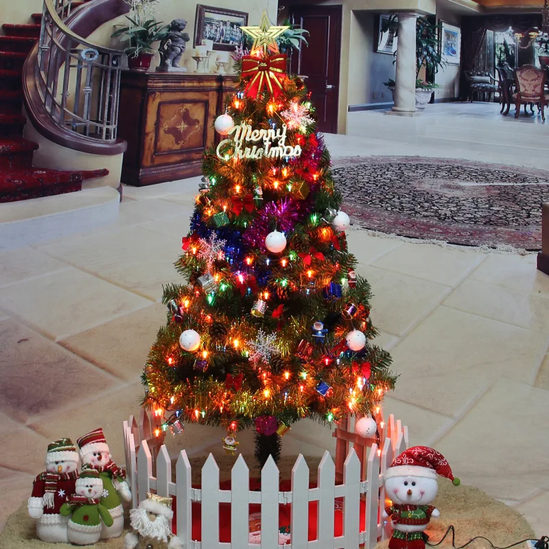 Имитация на Рождество дерево 60 см/120 мпвх сосновая игла Рождественская елка