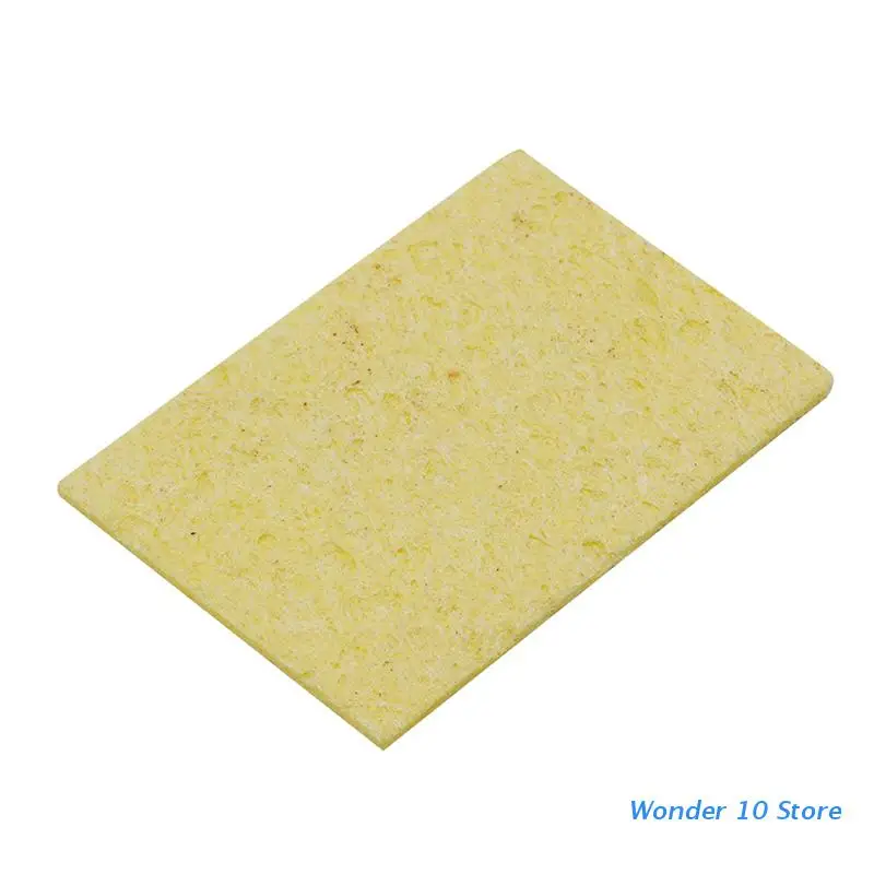 

97BB 10pcs Electric Welding Soldering Iron Sponge Cleaning Cleaner Pads