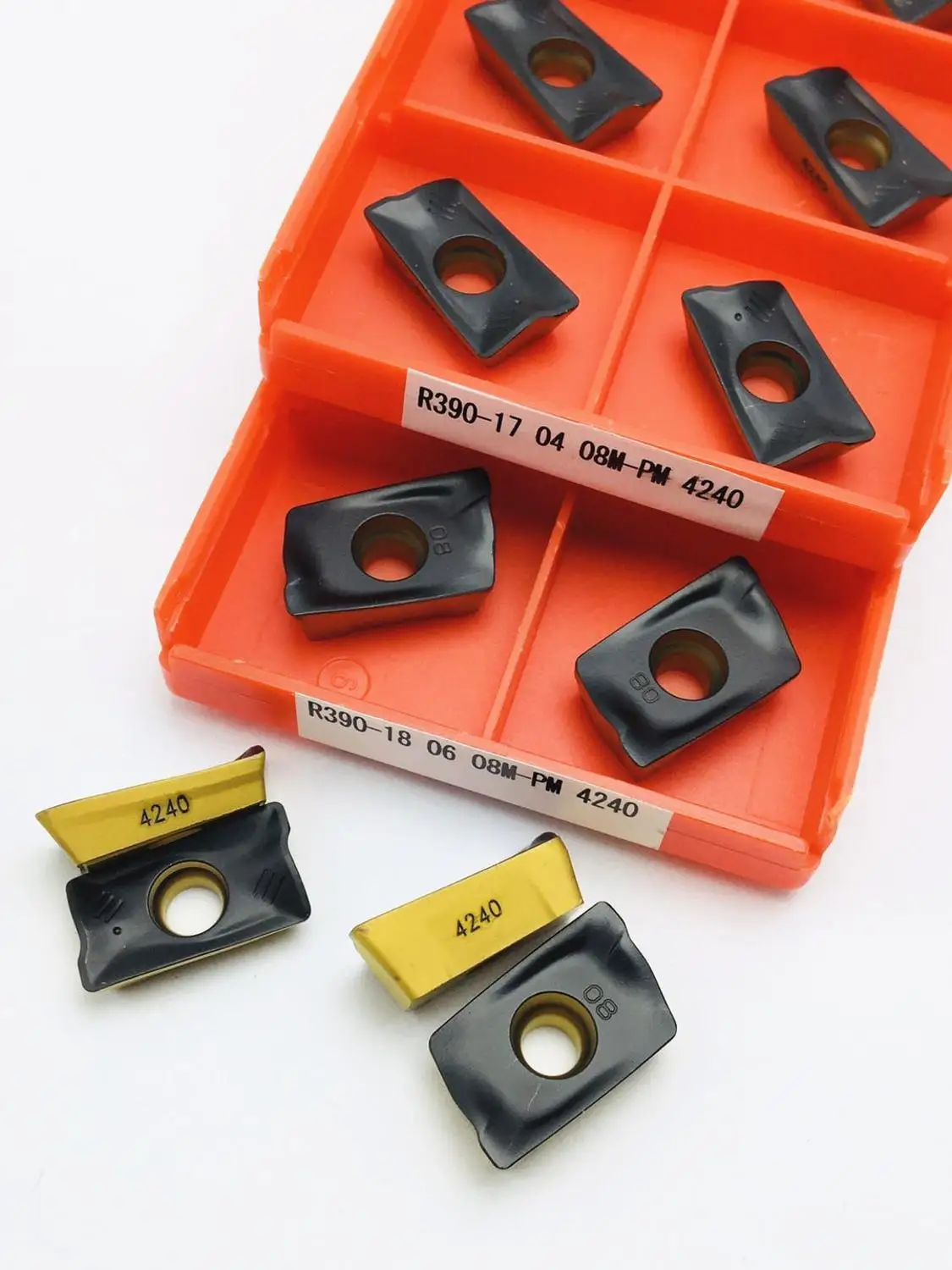 

High quality R390-170408M PM 4240 carbide lathe tool CNC milling machine insert R390 180608M PM 4240 cutting insert