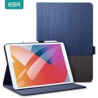 esr case for ipad air 4 8 8th 2020 ipad pro 11 12 9 inch 2021 for ipad pro 12 9 oxford cloth fold stand smart cover case