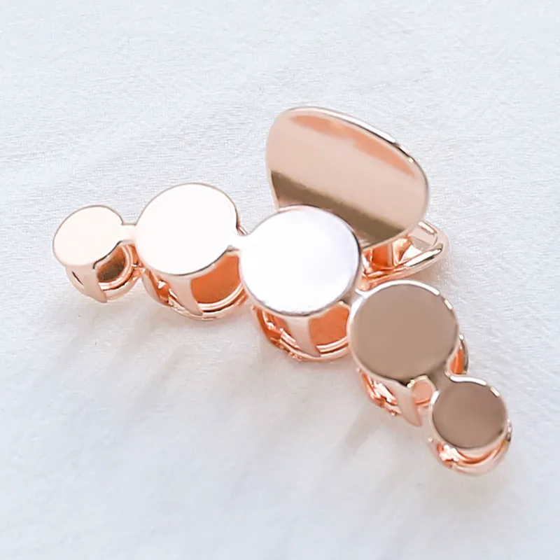 

Large Size Quality Metal Hair Pins Gold Makeup Bath Gripper Hair Accessories Hair Clips for Women Girl Hair Styling Tools 6.5cm