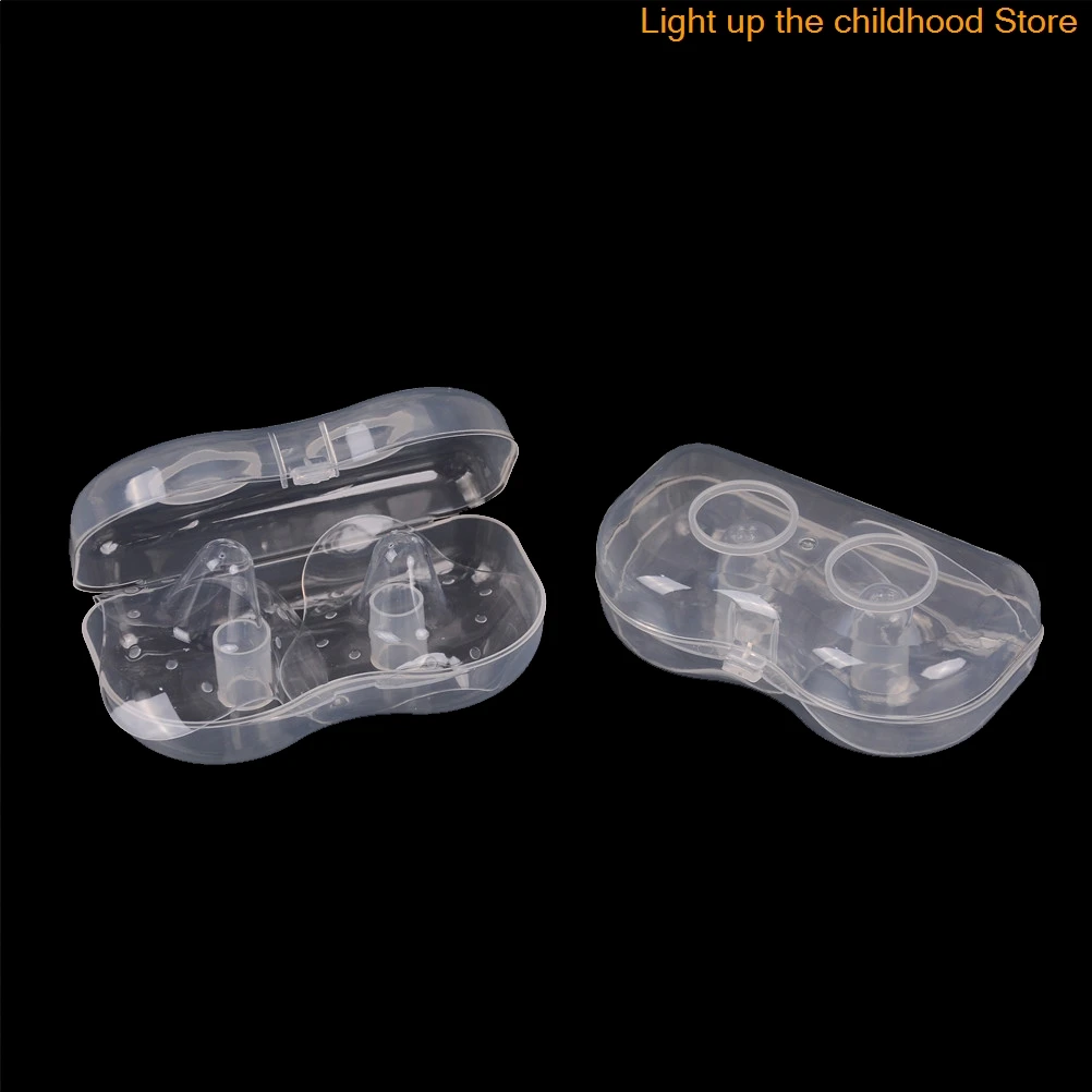 2 uds pez&oacute;n de silicona protectores de las madres lactantes protectores de pez&oacute;n protecci&oacute;n cubierta de lactancia materna madre leche pez&oacute;n de silicona-1