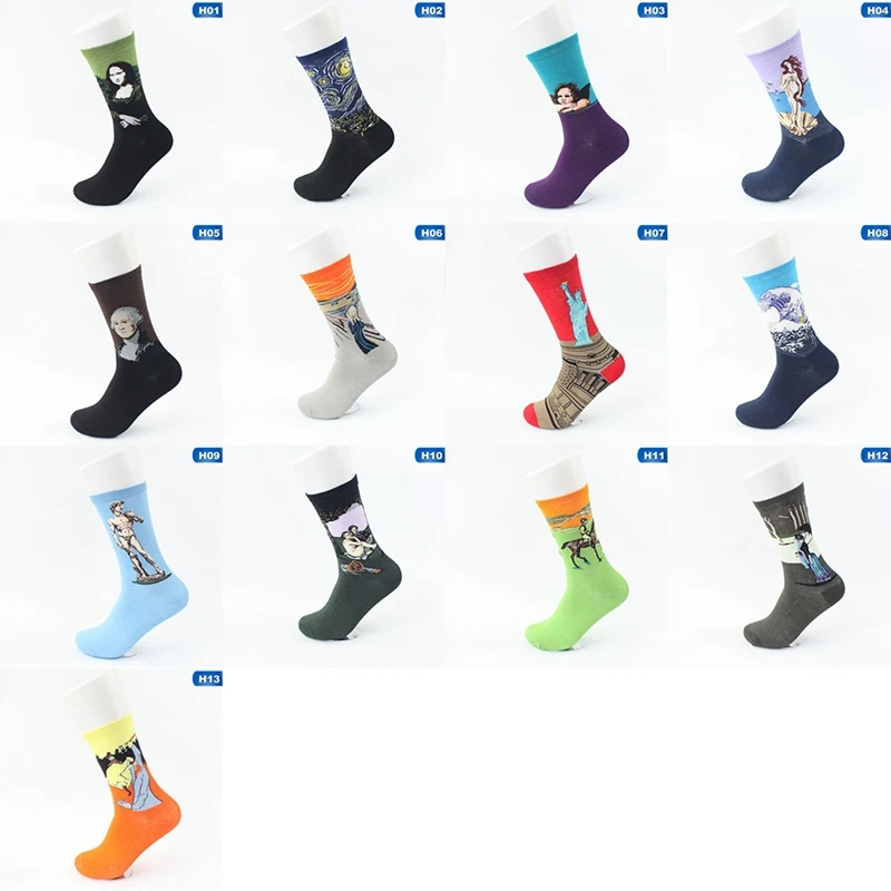 13 видов стилей Осень-зима модные ретро абстрактные масляные художественные