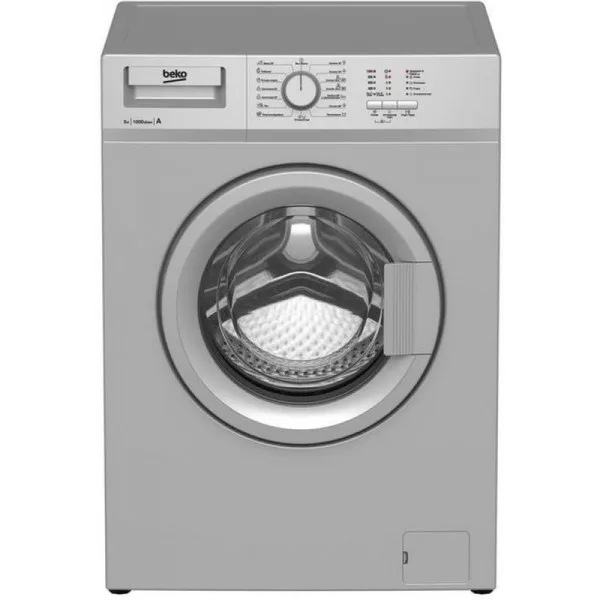 Стиральная машина beko wrs55p1bss класс: a-10% загр.фронтальная макс.:5кг серебристый |