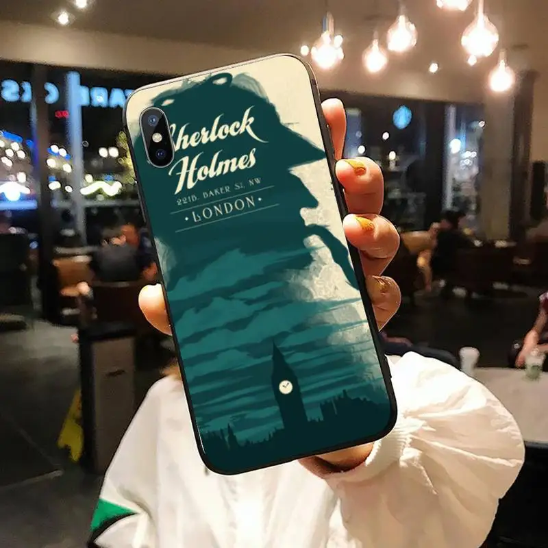 

221B i am Sherlock Holmes Sherlocked Phone Case for iPhone 11 12 pro XS MAX 8 7 6 6S Plus X 5S SE 2020 XR