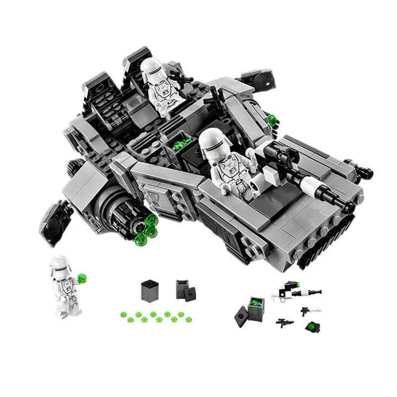 Звездный первый заказ Snowspeeder Transporter Wars Совместимость с 75100 05002 lepining строительные