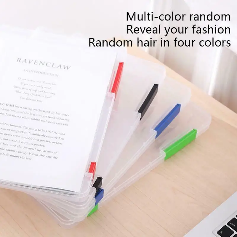 Пластиковый портативный чехол A4 папка для документов прозрачный бумажный