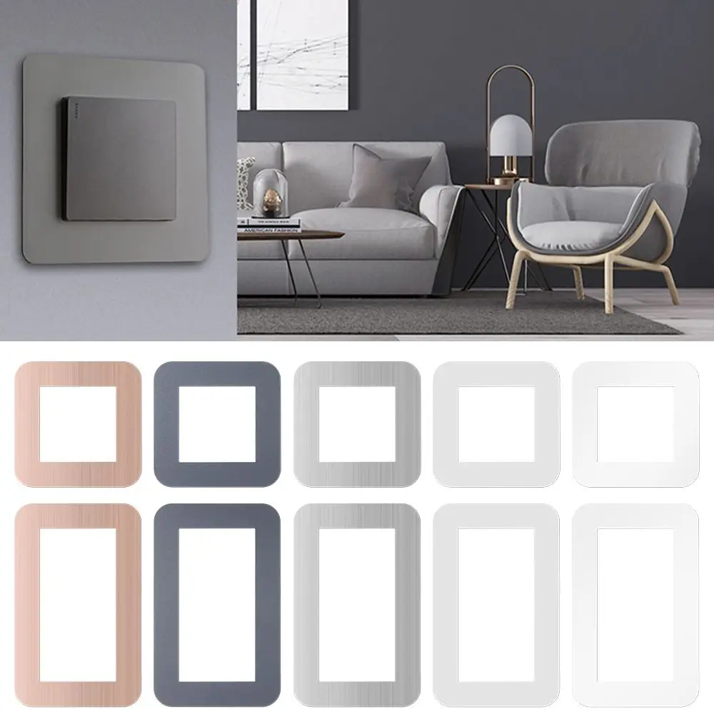 

Decoration Anti-Dirty Dustproof Buckle Type Decoration Cover Socket Decor Outlet Wall Sticker Switch Protective Cover