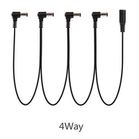 9v 2a right angle plug cord effect pedal power supply cable multi ways line stringed instruments electric guitar adapter chain