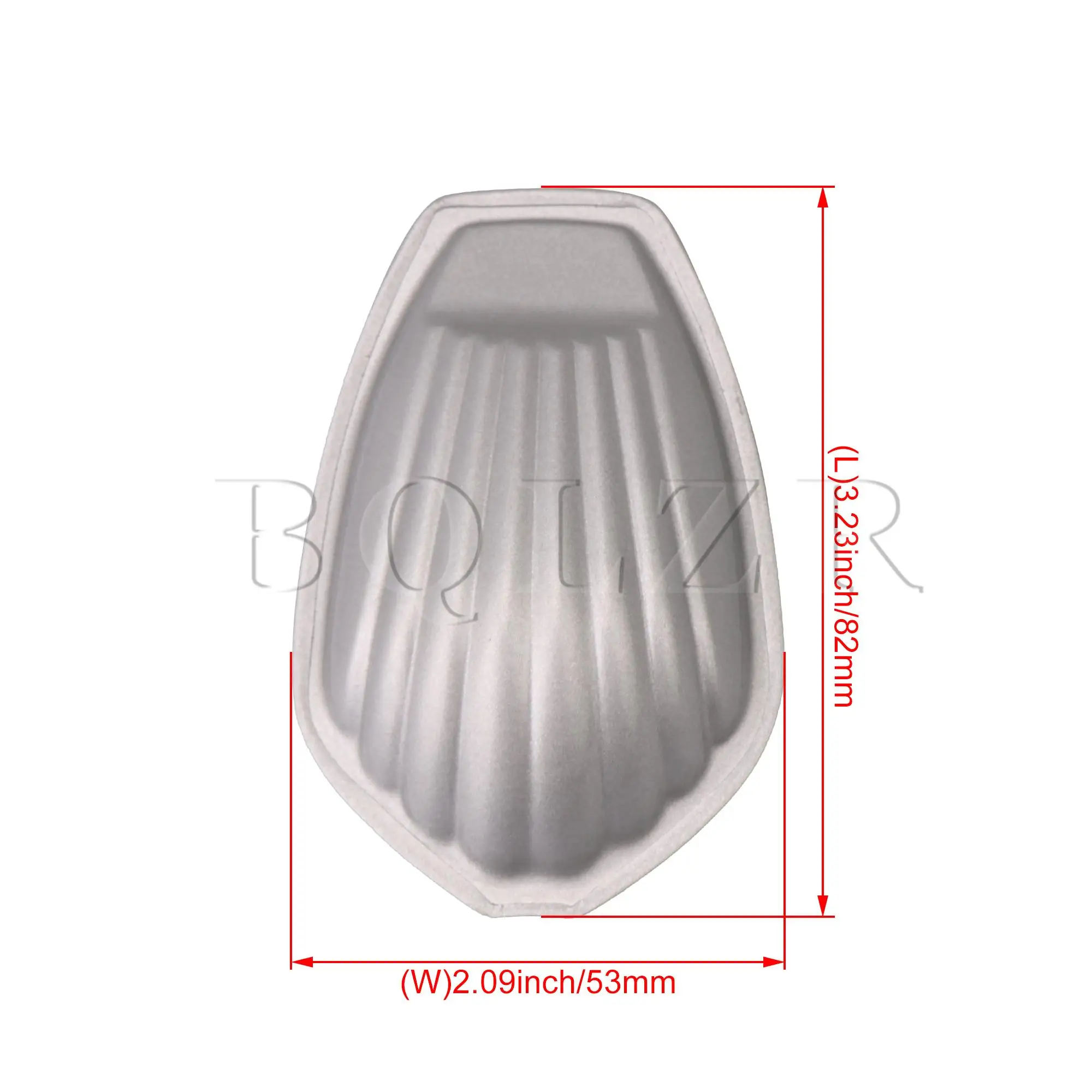 

BQLZR 10 Pieces Madeleine Biscuit Shell Shaped Molds Single Baking Mold
