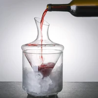 ice bucket wine decanter glass spot supply bar decanters kit bevel