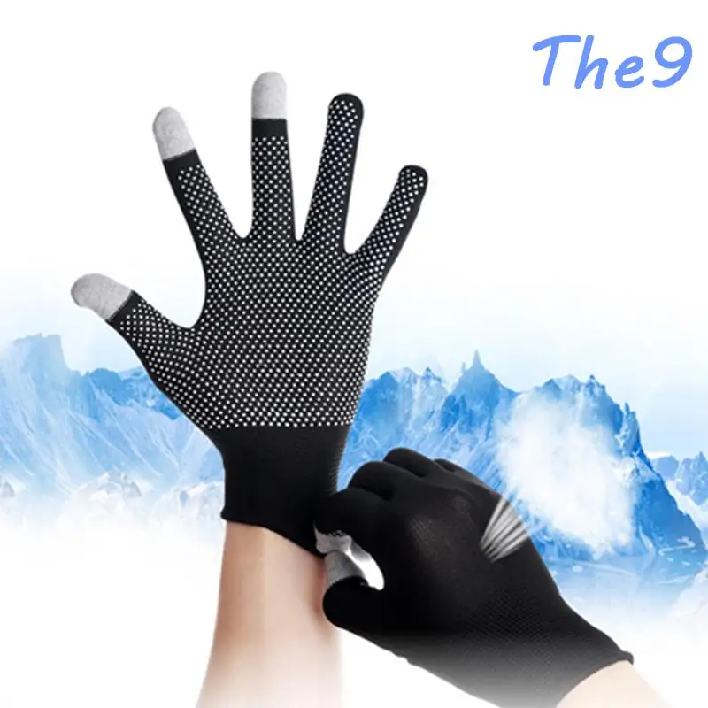 

The9 Full Finger Nylon Gloves Mens Work Safety Working Mens Anti-Slip Cycling Womens Touch Screen Gloves