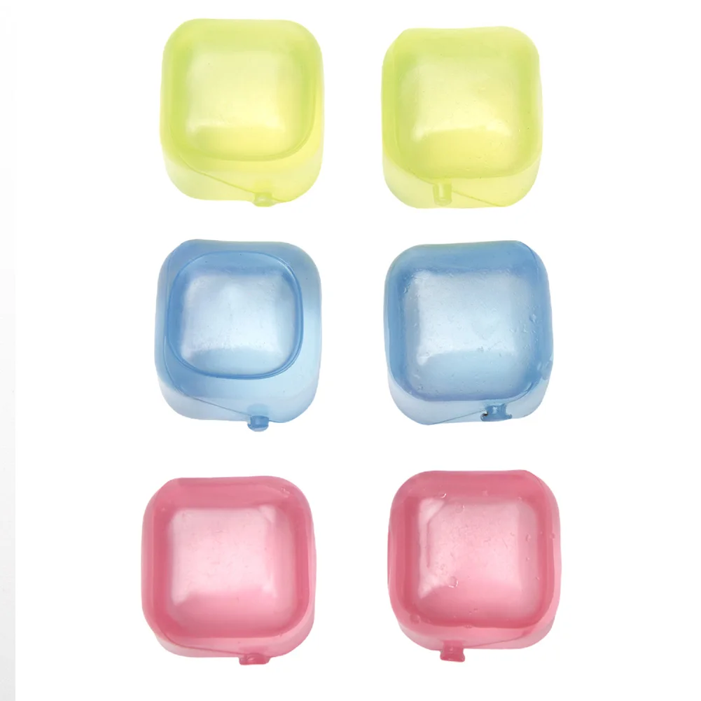 6 шт. многоразовые пластиковые кубики для охлаждения фруктов |