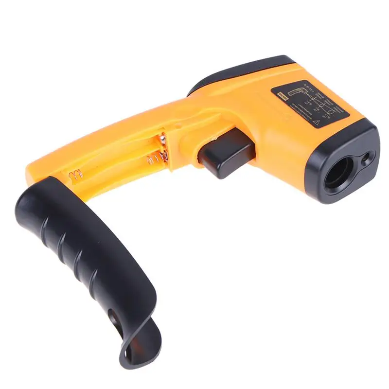 

1PC Forehead Thermometer High Precision LCD Display Infrared Thermometer Handheld Thermometer without Battery (Yellow)
